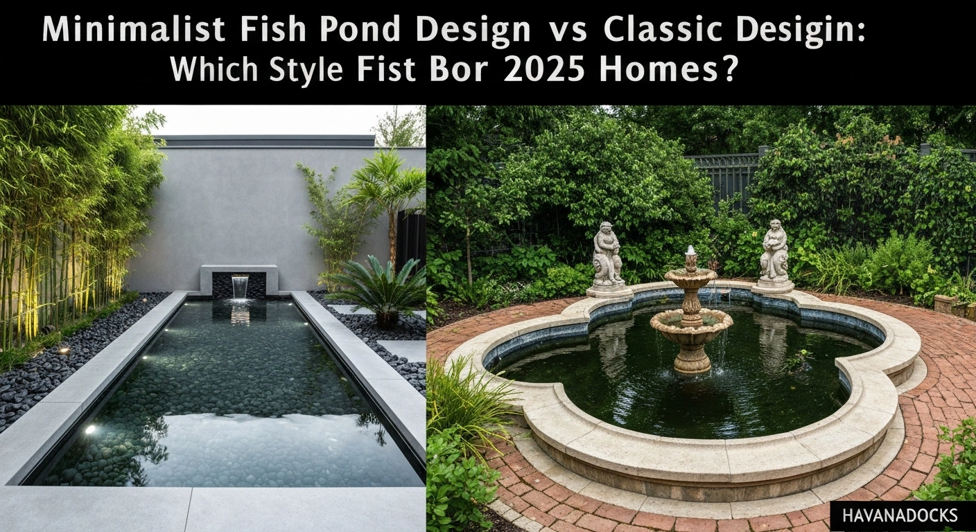 Minimalist Fish Pond Design vs Classic Design: Which Style Fits Best for 2025 Homes?