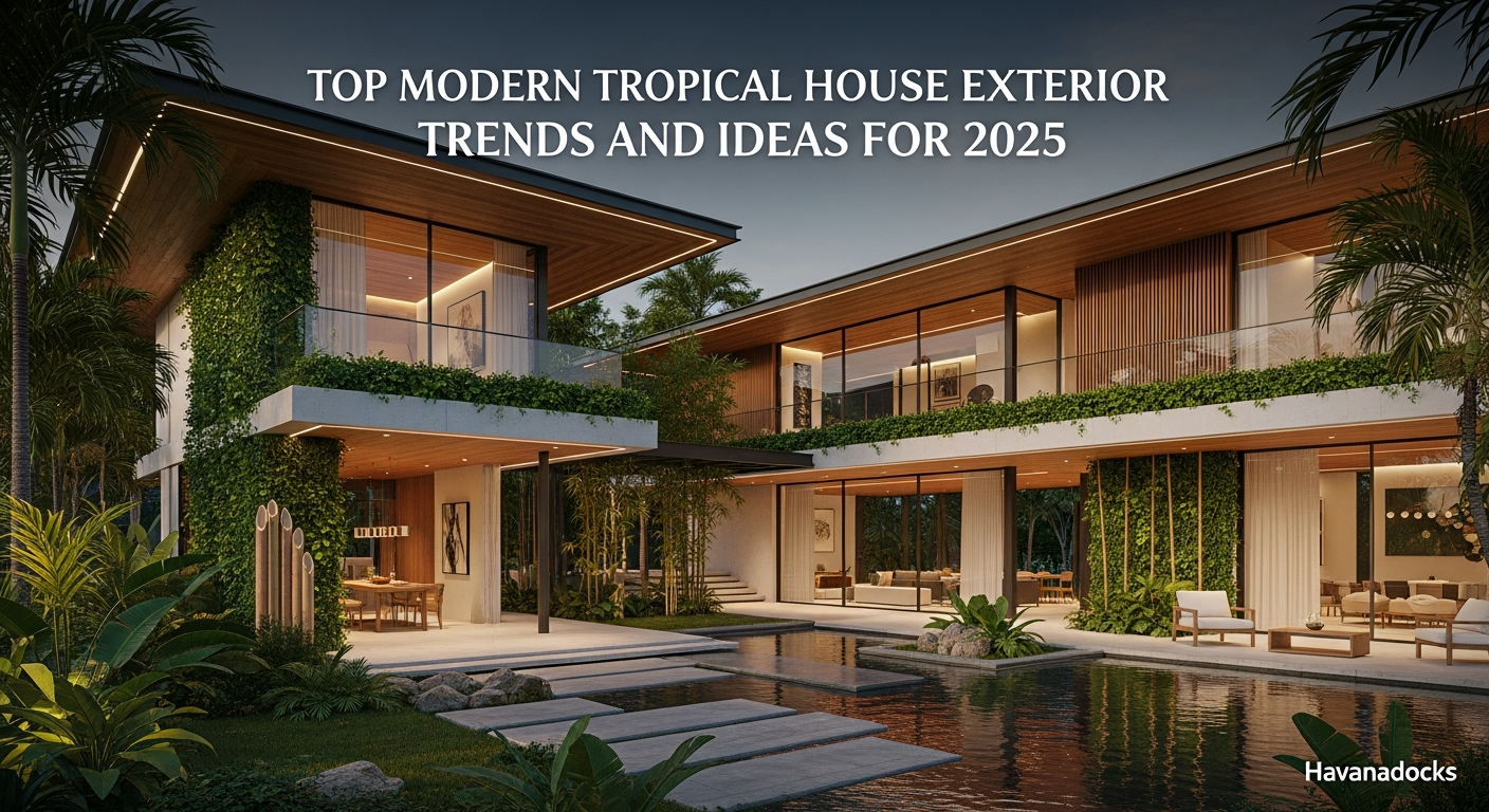 Top Modern Tropical House Exterior Trends and Ideas for 2025