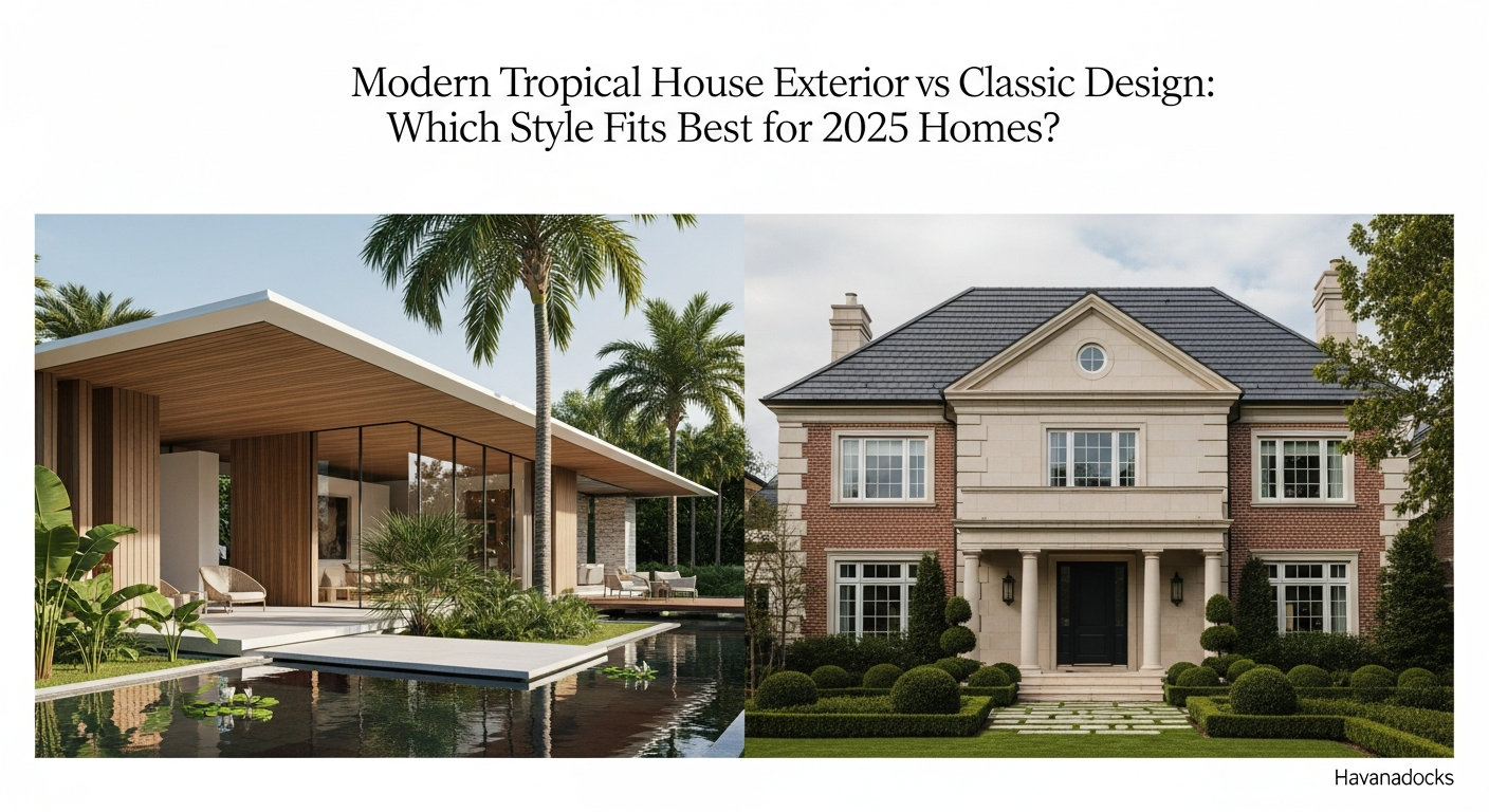 Modern Tropical House Exterior vs Classic Design: Which Style Fits Best for 2025 Homes?