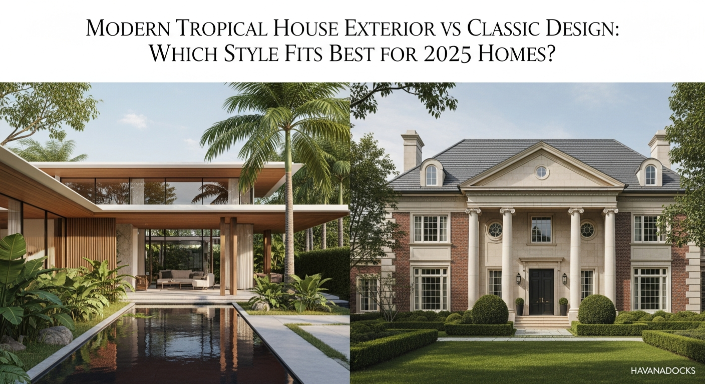 Modern Tropical House Exterior vs Classic Design: Which Style Fits Best for 2025 Homes?