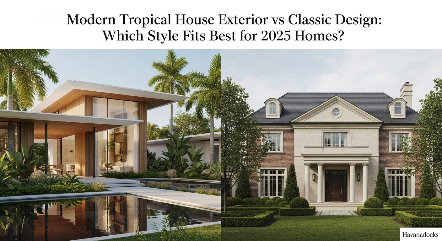Modern Tropical House Exterior vs Classic Design: Which Style Fits Best for 2025 Homes?